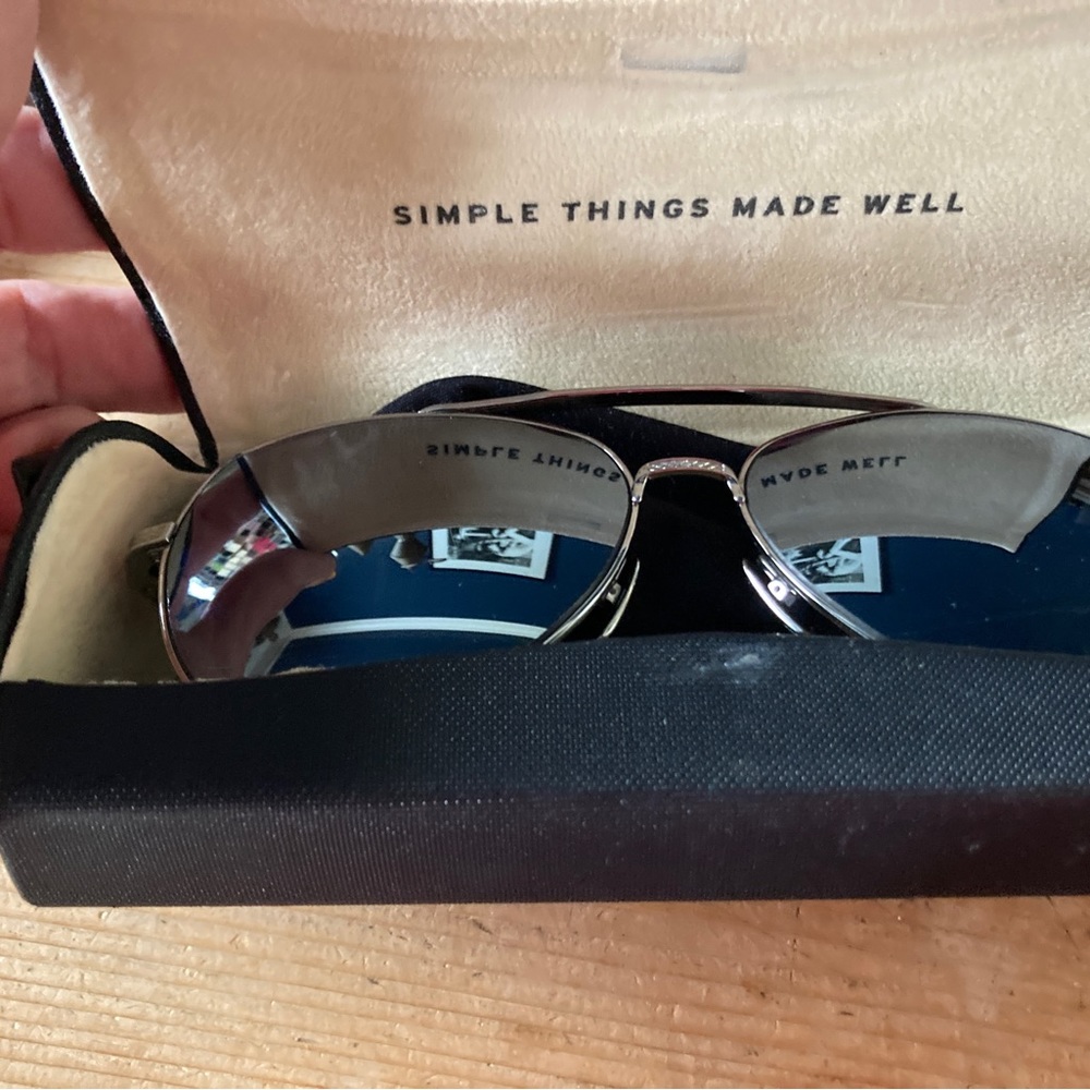 Salt brand mirrored bifocal sunglasses readers aviator style
